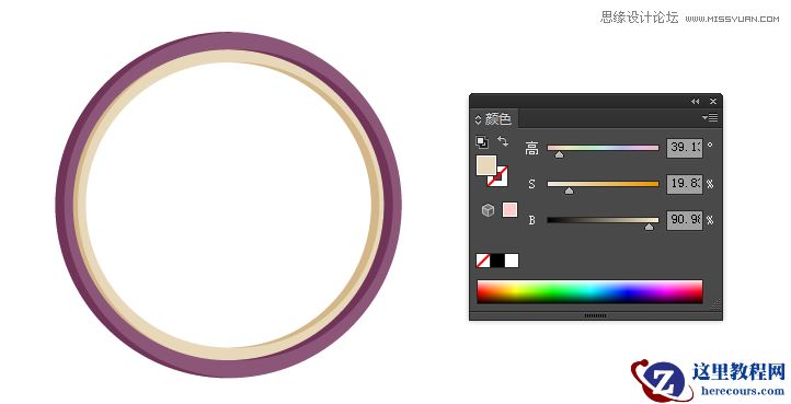 Illustrator绘制矢量风格的自行车效果图