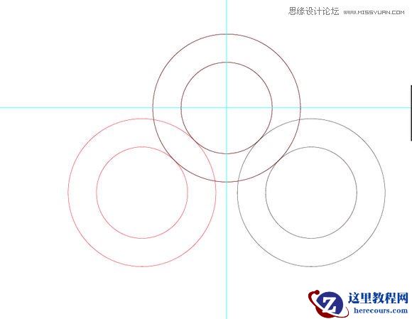 Illustrator绘制蓝色时尚风格的百度云LOGO