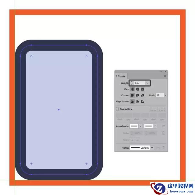 Illustrator制作简约风格的分享图标