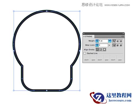Illustrator给滑板添加骷髅图案效果