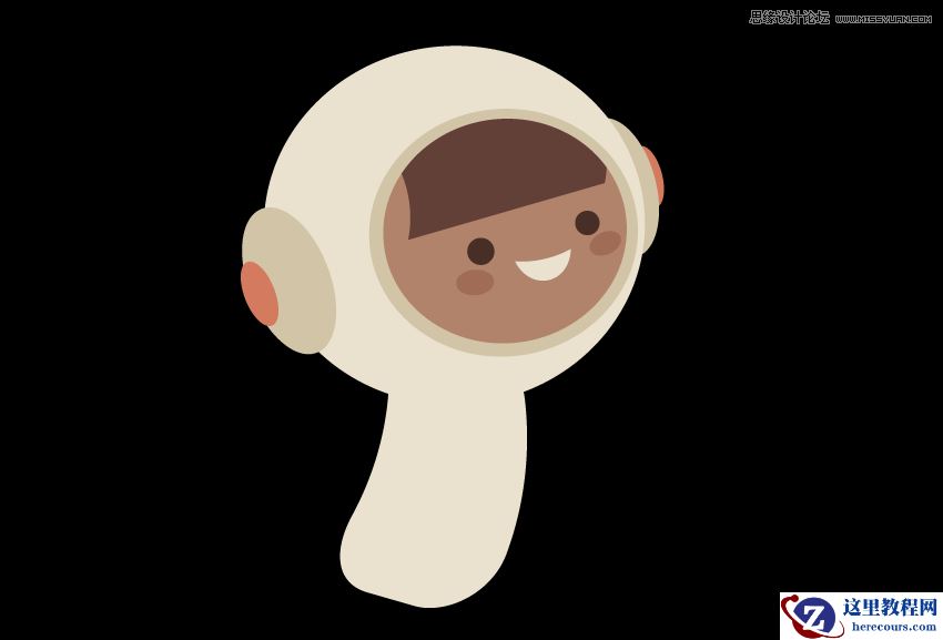 插画设计：AI绘制复古风格的宇航员海报