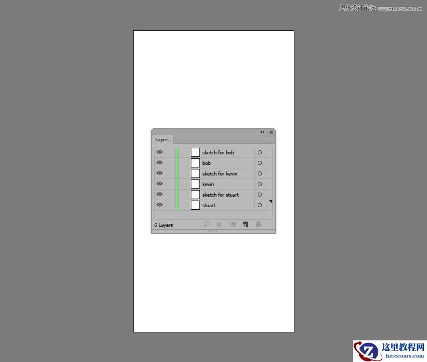 手绘教程:AI绘制时尚的小黄人图标
