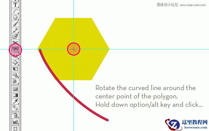 Illustrator设计创意的快门形状标志教程