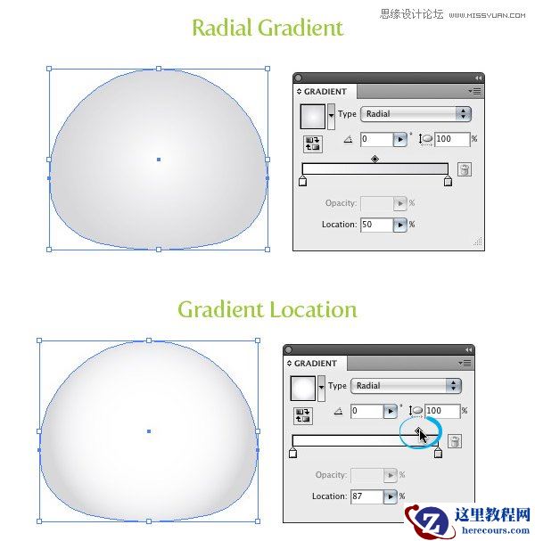 Illustrator创建可爱的熊猫宝宝头像图标