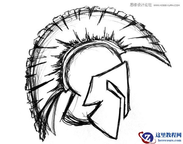 Illustrator教程：把纸上草图转换成插图