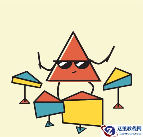 Illustrator制作酷酷的动感灵魂小鼓手动画