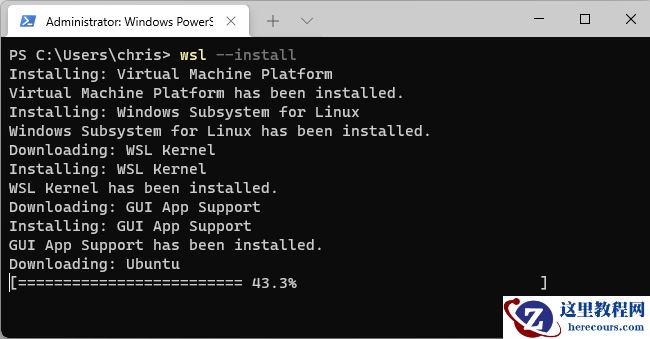 如何在Windows11上安装适用于Linux的Windows子系统？