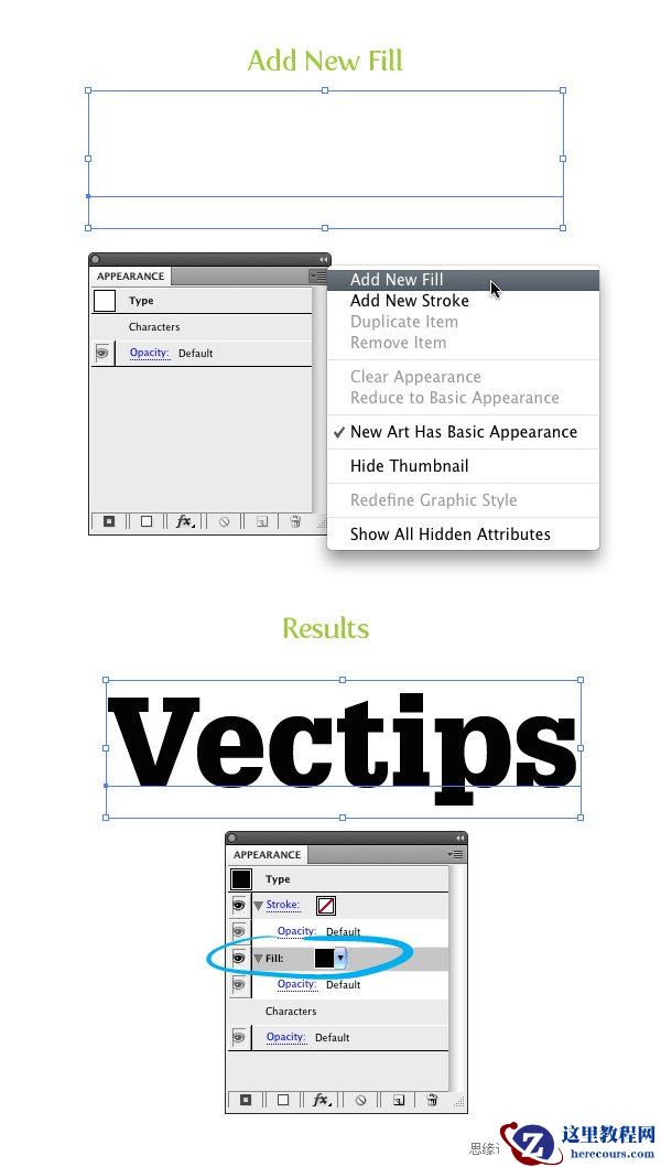 Illustrator国外教程：把任一字体转换成速写字体