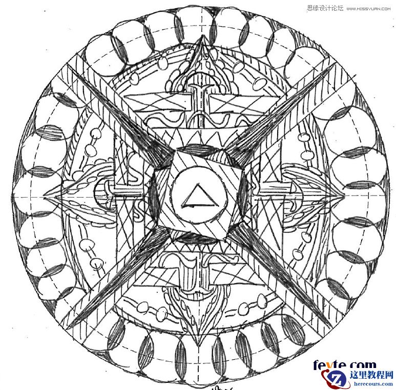 Illustrator制作曼陀罗可乐效果和调色分享