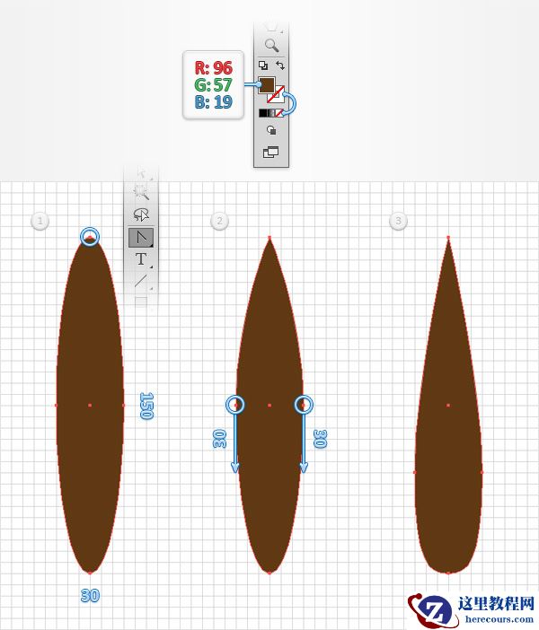 Illustrator设计时尚有趣的卡通人物脸部