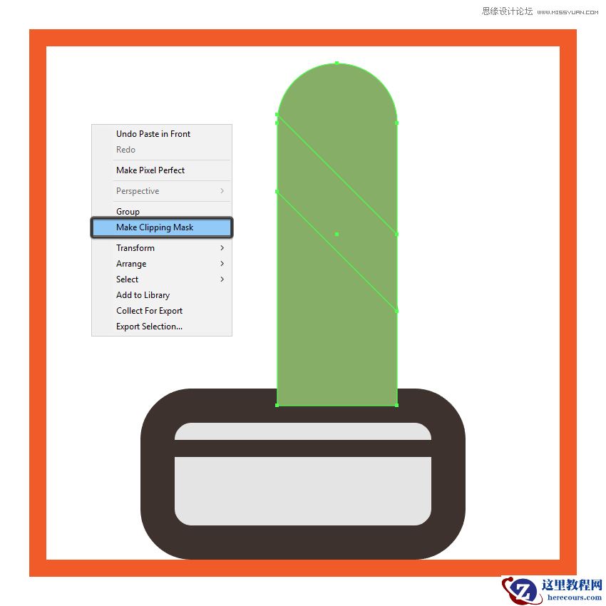 Illustrator绘制卡通风格的仙人掌图标教程