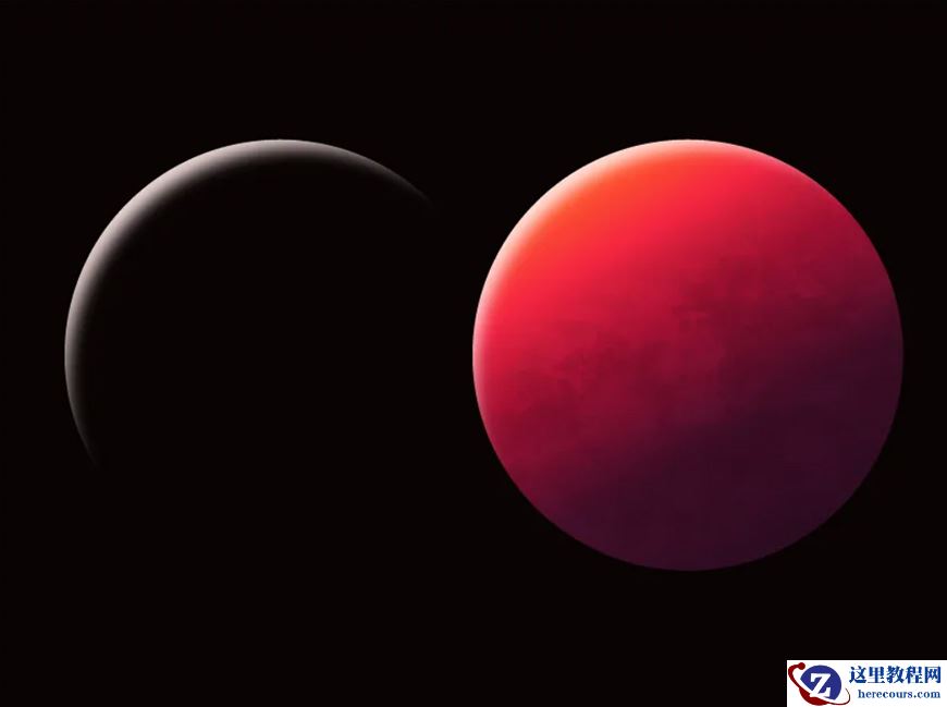 Illustrator绘制复古磨砂风格的星球