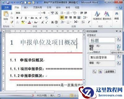 图2 “样式检查器”窗格