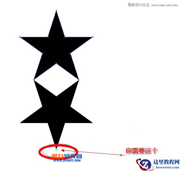 Illustrator制作复杂的五角星图案教程