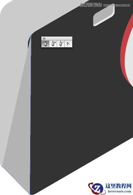 Illustrator绘制时尚的数码相机图标