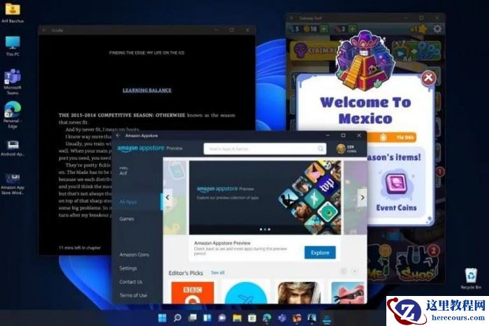 怎么在Win11测试版上运行安卓应用和游戏