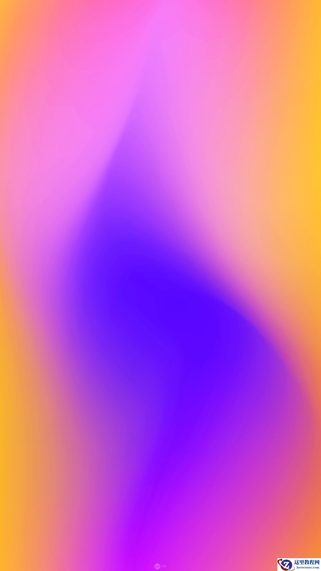 Illustrator网格工具制作不规则渐变色壁纸