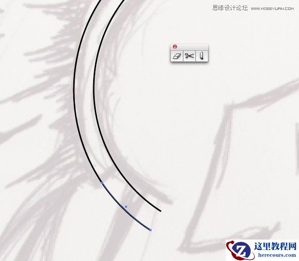 Illustrator教程：把纸上草图转换成插图