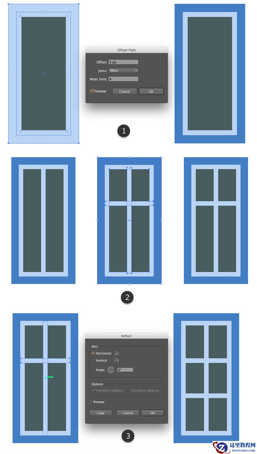 Illustrator绘制唯美的冬季插画效果图