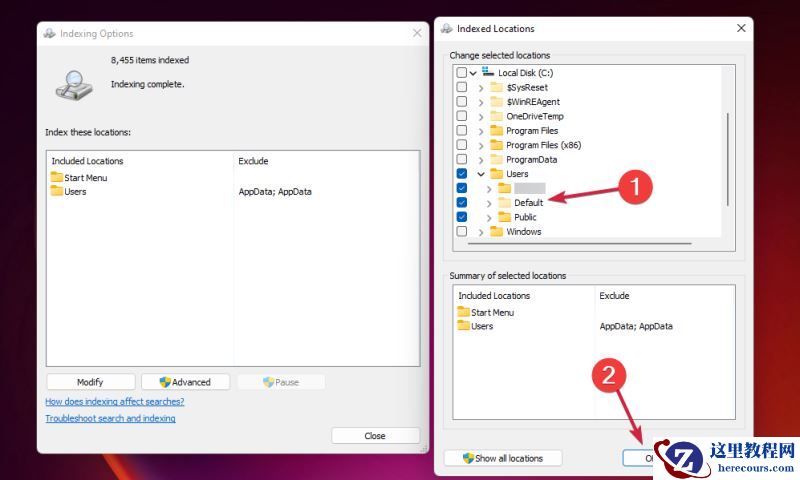 Win11如何更改文件索引以加快搜索速度？
