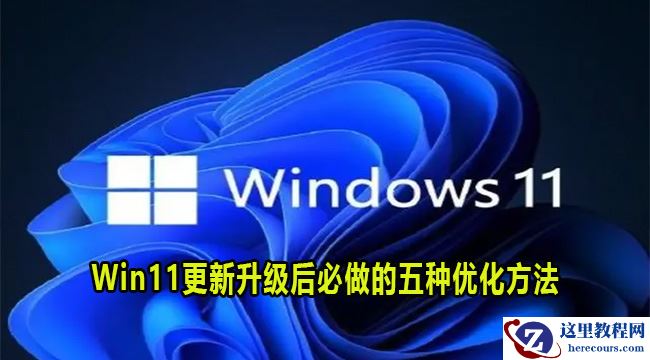 Win11更新升级后必做的5点优化,有效提升运行流畅度