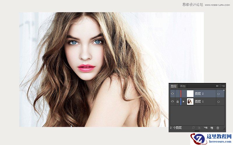 Illustrator绘制彩色低多边形特效人像