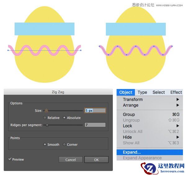 Illustrator绘制扁平化风格的复活节图标