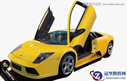 Illustrator打造超酷的保时捷超级跑车