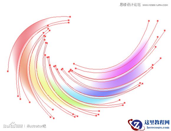 Illustrator绘制梦幻炫彩效果的LOGO