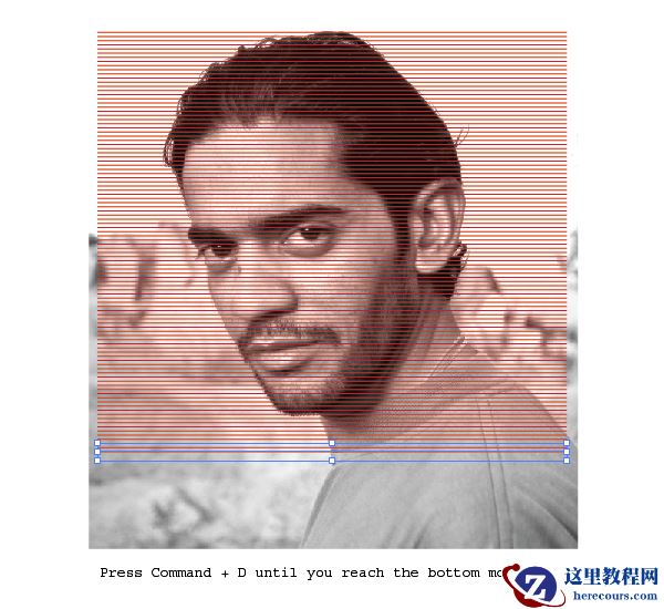 Illustrator教程:怎么样把照片做成抽象的线稿