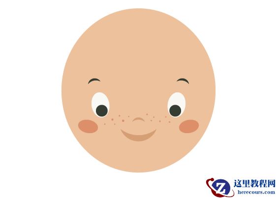 Illustrator绘制可爱的吃瓜女孩插画教程