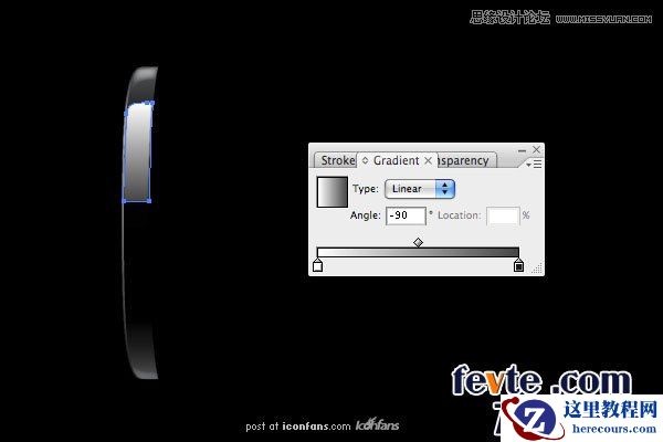 Illustrator绘制质感电池图标