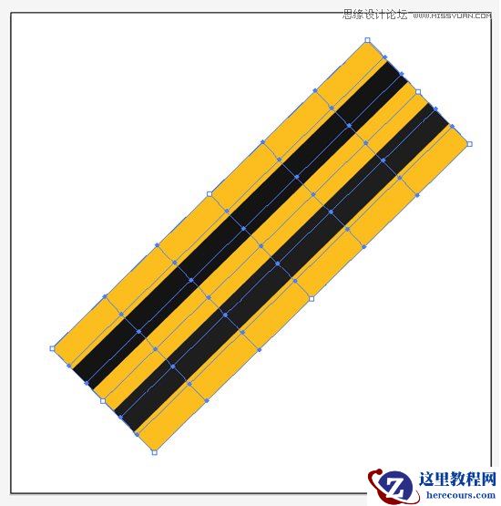 Illustrator结合PS创建一个复古丝带效果