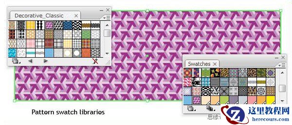 Illustrator中创建无缝图案的方法