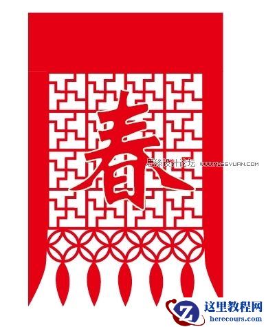 Illustrator简单绘制春节挂钱
