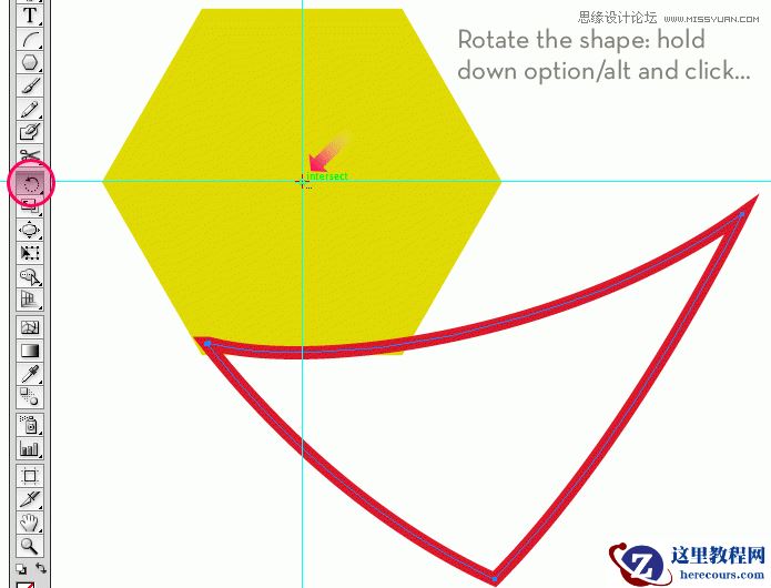 Illustrator设计创意的快门形状标志教程