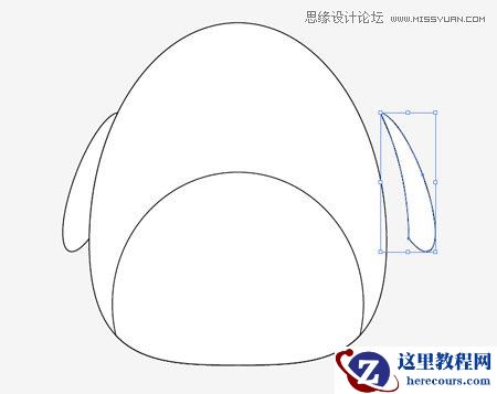 Illustrator绘制一只超萌的企鹅