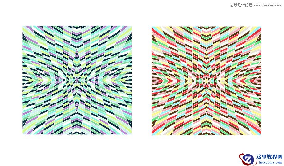 Illustrator详解抽象韵律感图案的制作方法