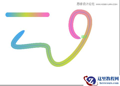 使用AI画笔制作简便的涂抹手绘效果