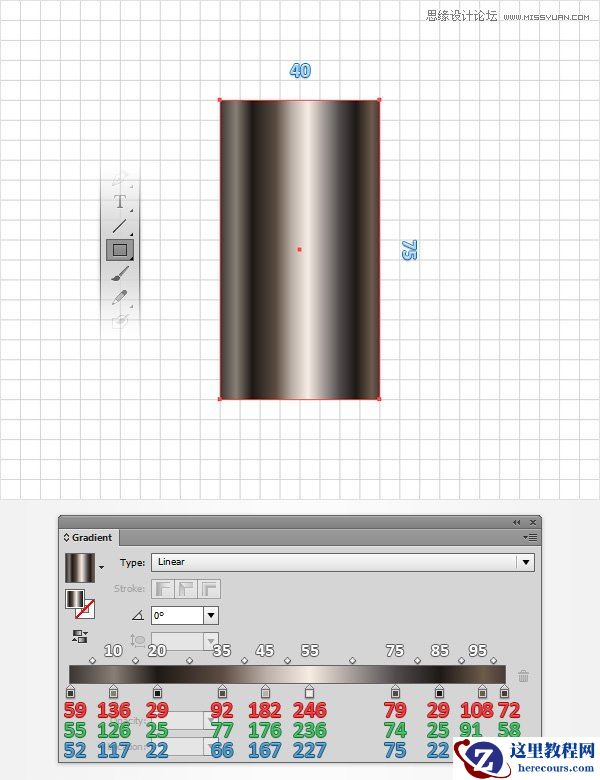 Illustrator制作神话般的指甲油文字效果