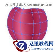 Illustrator使用渐变网格绘制逼真的红苹果