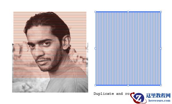 Illustrator教程:怎么样把照片做成抽象的线稿