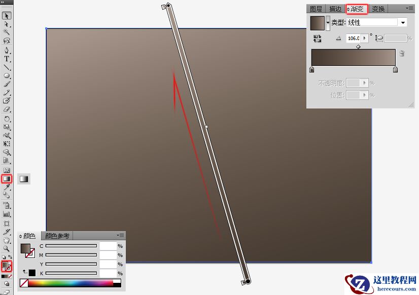 Illustrator绘制简约风格的欧式餐具效果图