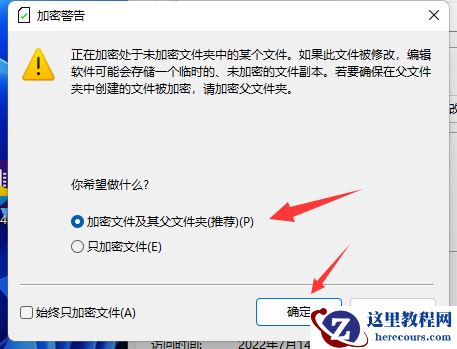 win11怎么设置系统文件加密？win11系统文件加密设置方法