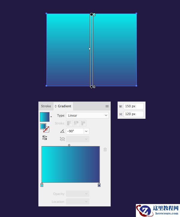 Illustrator绘制水中可爱的发光水母教程