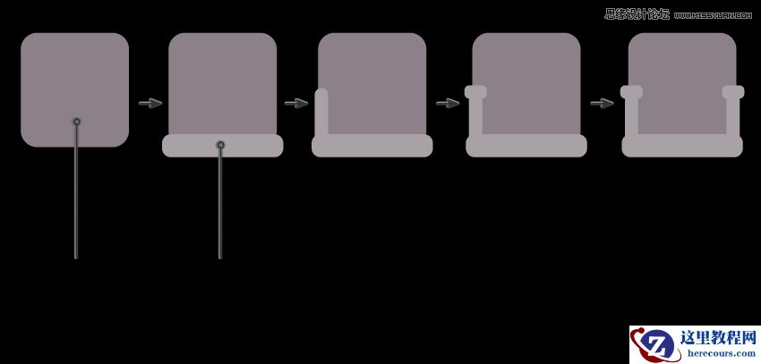 Illustrator设计声音恐惧症场景图