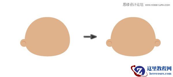 Illustrator制作矢量风格的人物头像效果