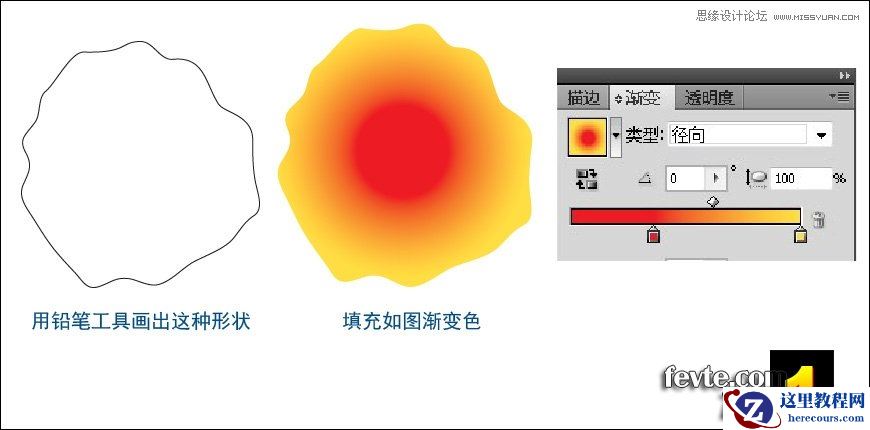 Illustrator绘制绽放的牡丹花教程