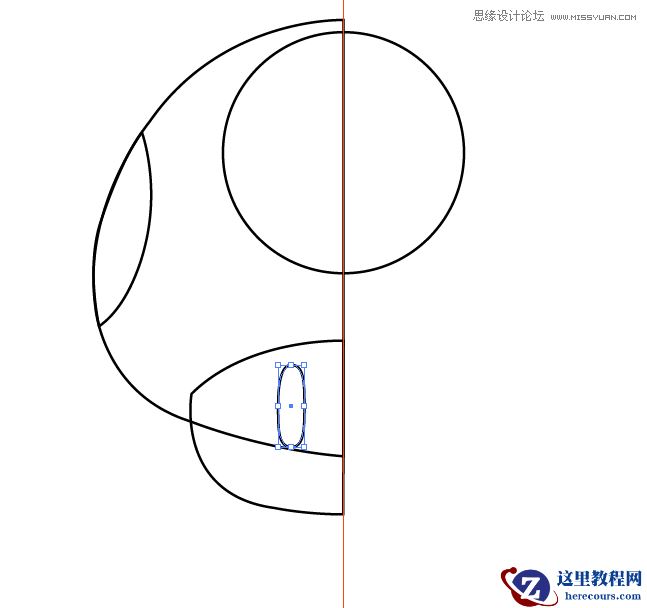 Illustrator绘制立体效果的逼真蘑菇