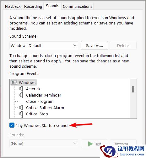 Win11开机声音怎么关闭 Win11开机声音设置教程